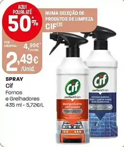 Intermarché Spray Cif Fornos e Grelhadores promoção