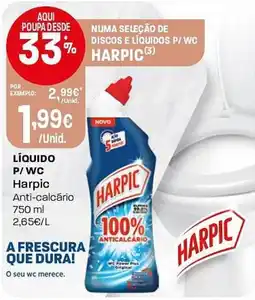 Intermarché Líquido p/wc harpic anti-calcário promoção