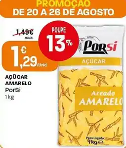 Intermarché Açúcar amarelo PorSi promoção