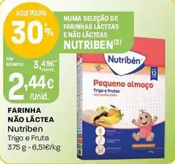 Intermarché Farinha não láctea Nutriben Trigo e Fruta promoção