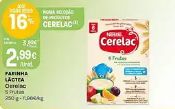Intermarché Farinha láctea Cerelac 5 Frutas promoção