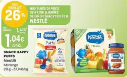 Intermarché Snack happy puffs Nestlé Morango promoção