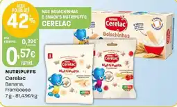 Intermarché Nutripuffs Cerelac Banana, Framboesa promoção