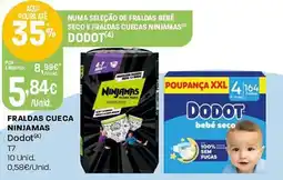 Intermarché Fraldas cueca ninjamas dodot promoção
