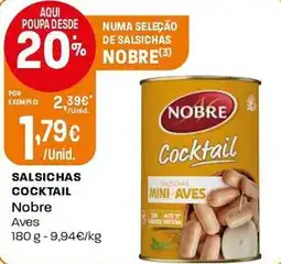 Intermarché Salsichas cocktail nobre promoção