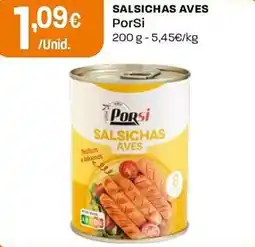 Intermarché Porsi Salsichas Aves promoção