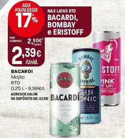 Intermarché Bacardi Mojito RTD promoção