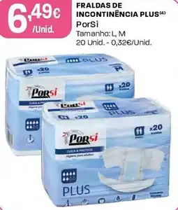 Intermarché Fraldas de incontinência plus por si promoção