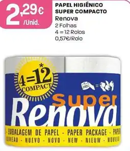 Intermarché Papel higiênico super compacto renova promoção