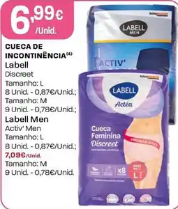 Intermarché Cueca de incontinência labell promoção