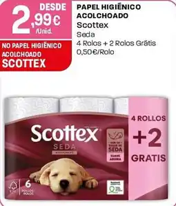 Intermarché Papel higiênico acolchoado scottex seda promoção