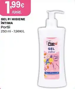 Intermarché Gel p/ higiene íntima porSi promoção