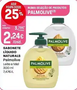 Intermarché Sabonete líquido naturals palmolive promoção