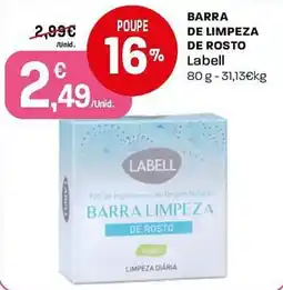 Intermarché Barra limpeza de rosto labell promoção