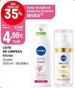 Intermarché Leite de limpeza Nivea Suave promoção