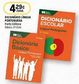 Intermarché Dicionário língua portuguesa porto editora promoção