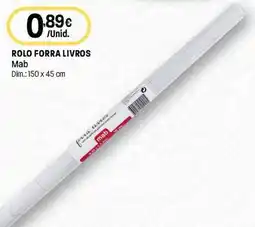 Intermarché rolo forra livros mab promoção