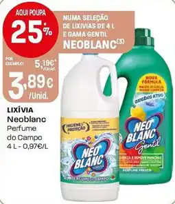 Intermarché Lixívia Neoblanç Perfume do Campo promoção