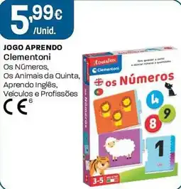 Intermarché Jogo aprendo clementoni promoção