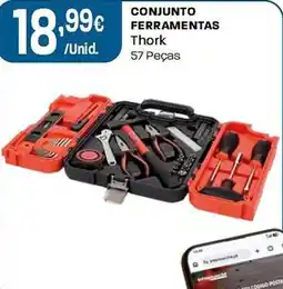 Intermarché Conjunto ferramentas thork promoção