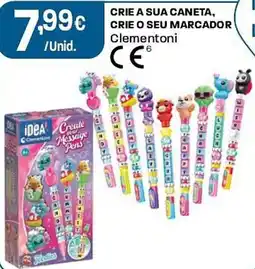 Intermarché Crie a sua caneta, crie o seu marcador clementoni promoção