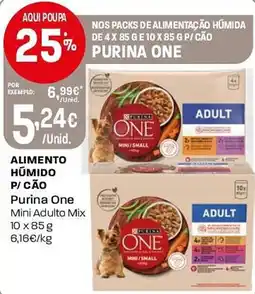 Intermarché Alimento húmido p/ cão Purina One Mini Adulto Mix promoção