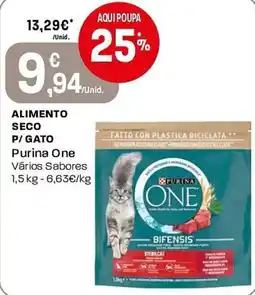 Intermarché Alimento seco p/ gato purina one vários sabores promoção