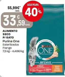 Intermarché Alimento seco p/ gato purina one esterilizados frango promoção