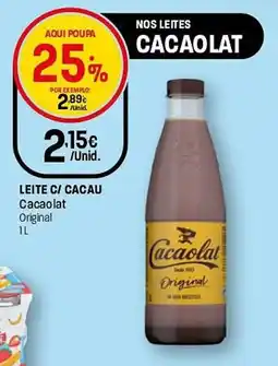 Intermarché Leite c/ cacao cacaolat original promoção