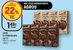 Intermarché Leite c/ chocolate agros promoção