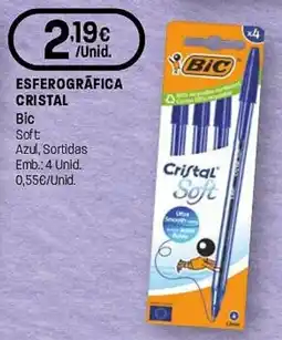 Intermarché Bic esferográfica cristal soft promoção