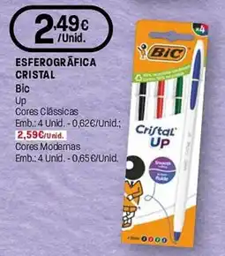Intermarché esferográfica cristal bic up promoção