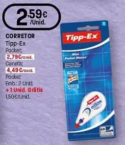 Intermarché Corretor tipp-ex pocket promoção