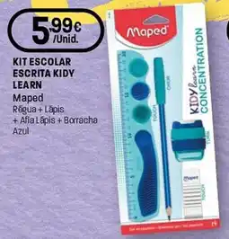 Intermarché Kit escolar escrita kidy learn maped promoção