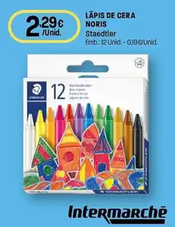 Intermarché Lápis de cera noris staedtler promoção