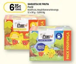 Intermarché Saqueta de fruta porSi promoção