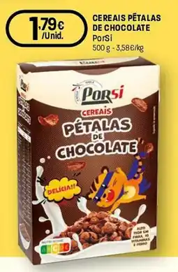 Intermarché Porsi cereais pétalas de chocolate promoção