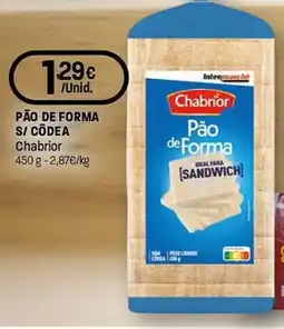 Intermarché Pão de forma chabrior promoção