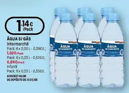 Intermarché Água s/ gás intermarché promoção
