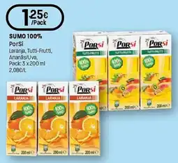 Intermarché Porsi sumo 100% laranja promoção