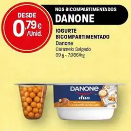Intermarché Iogurte bicompartimentado danone caramelo salgado promoção