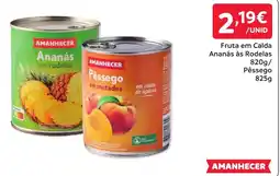 Amanhecer Amanhecer fruta em calda promoção