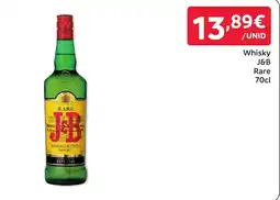 Amanhecer Whisky J&B Rare promoção