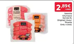 Amanhecer Salsicha de churrasco picante sorraia promoção
