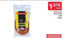Amanhecer Alheira de mirandela amanhecer promoção