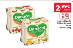 Amanhecer Iogurte Líquido Bifidus Danacol promoção