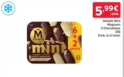 Amanhecer Magnum mini classic almond white chocolate promoção