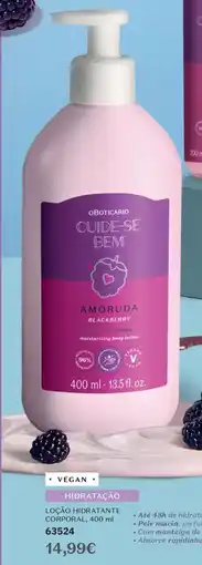 O Boticário Oboticario loção hidratante corporal promoção
