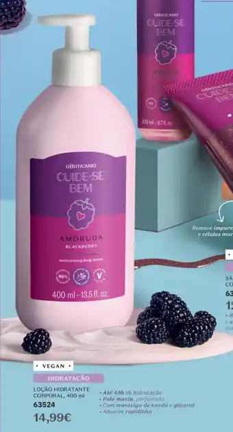 O Boticário O boticario loção hidratante corporal promoção