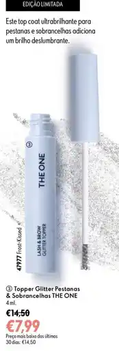 Oriflame Topper Glitter Pestanas & Sobrancelhas the one promoção